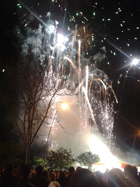 Spectacular fireworks in Puglia 