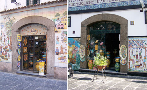 Amalfi-Küste: Keramik