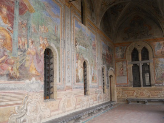 Naples Things To Do Santa Chiara Cloister Fresco