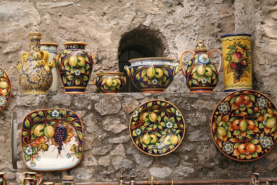 Amalfi-Küste: Keramik