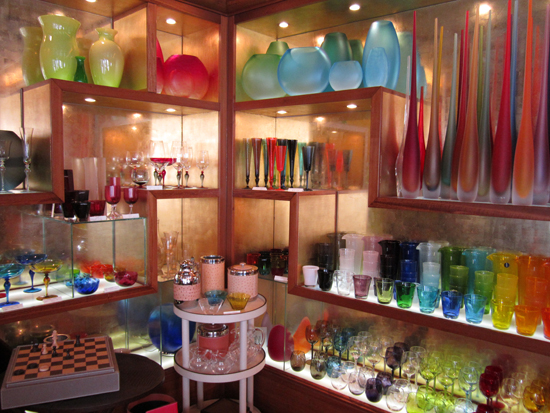 Glass section at Il Prato in San Marco, Photo credit: Leslie Rosa