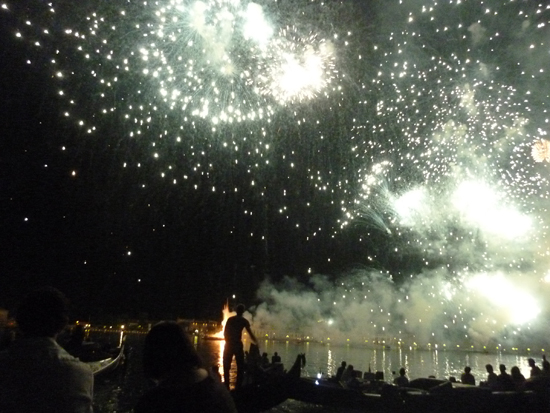 Festa del Redentore Fireworks Over St. Mark