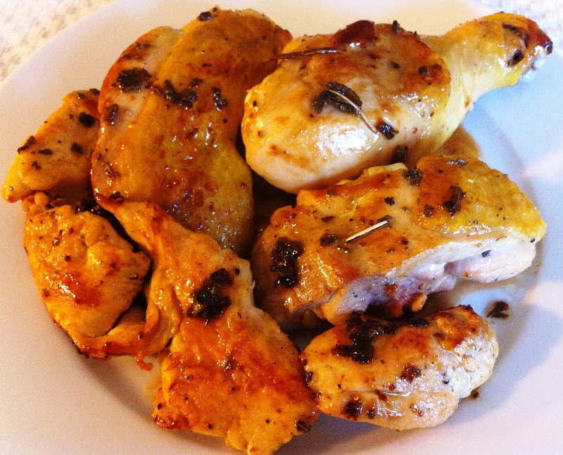 Ischia recipes - Chicken with Sage