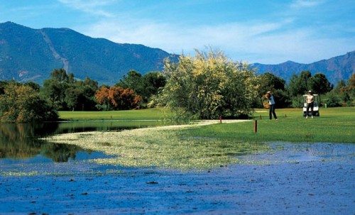 Is Molas Golf Club near Forte Village Resort